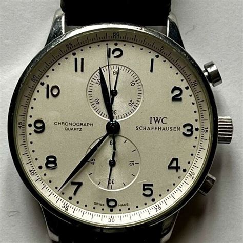 iwc schaffhausen chronograph quartz price